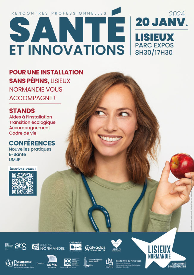 Rencontres professionnelles santé et innovation le 20/01/24 à Lisieux