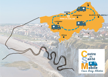 Centre de santé mobile territoire de Caux Bray Albâtre - Inauguration le 13 mai 2024
