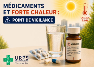Médicaments et forte chaleur : restons vigilants