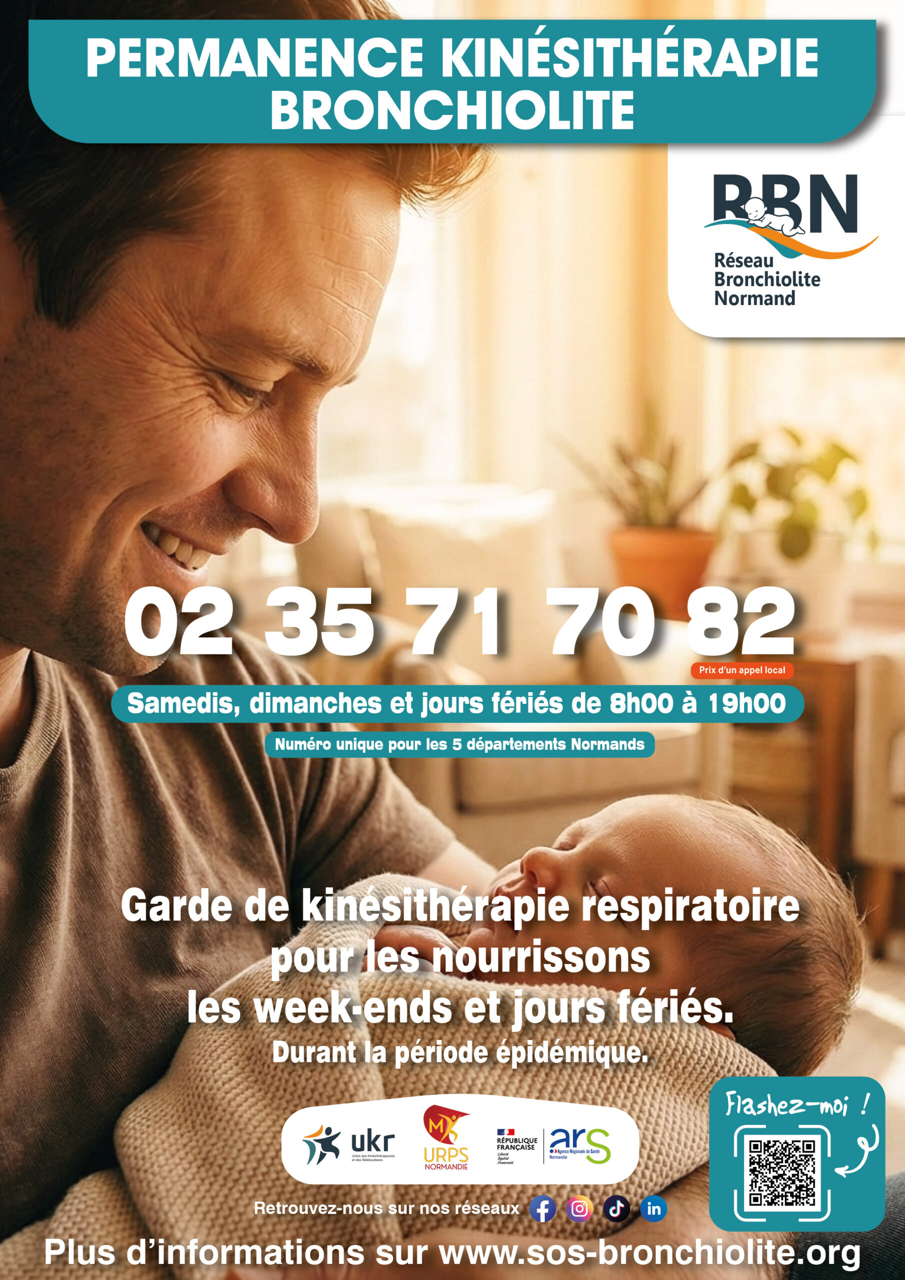 Reprise des permanences de kinésithérapie respiratoire le 24/10/2026